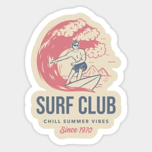 surf club Sticker